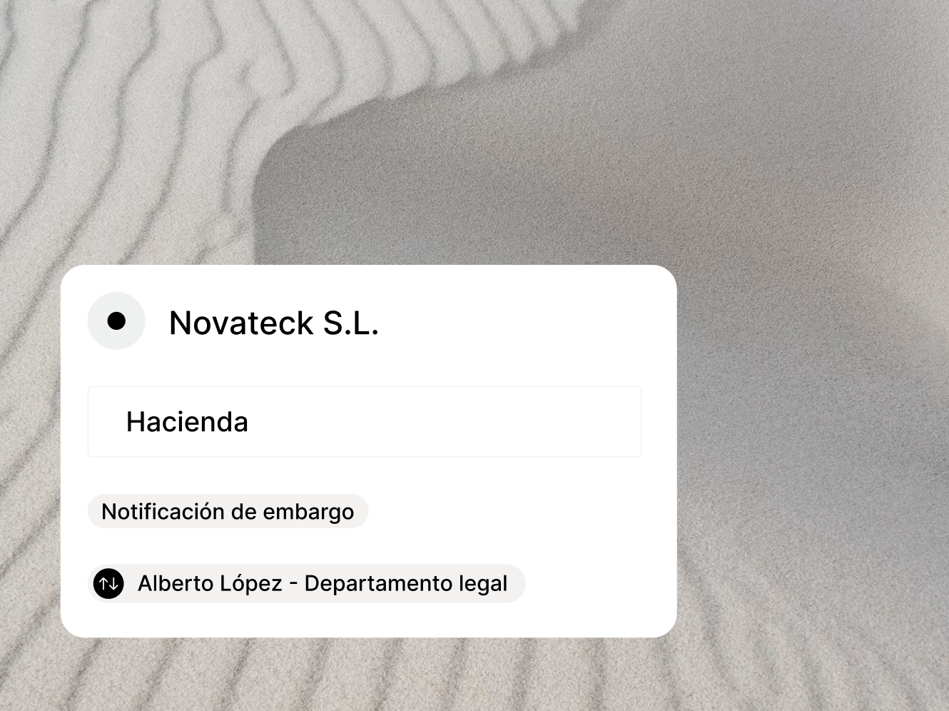 Asignación automática de notificaciones por cliente y trámite